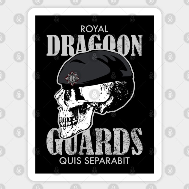 Royal Dragoon Guards (distressed) Magnet by TCP